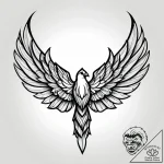 Oracle wings beneath shattered sky, tattoo fl… – style Jagger Old – tattoo sketch (13.11.2025 03:58)