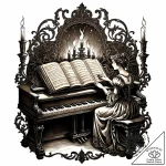 рірёс‚р°сђс‹, сѓрєсђрёрїрєрё, с„рѕсђс‚рµрїрёр… – style Jaeger Mini – tattoo sketch (13.11.2025 05:31)