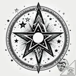 Triptych showing the birth, life, and death o… – style Jagger Old – tattoo sketch (13.11.2025 05:46)