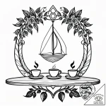 Tat tattoo sketch, cafг© storefront with hang… – style Jagger Old – tattoo sketch (13.11.2025 08:10)