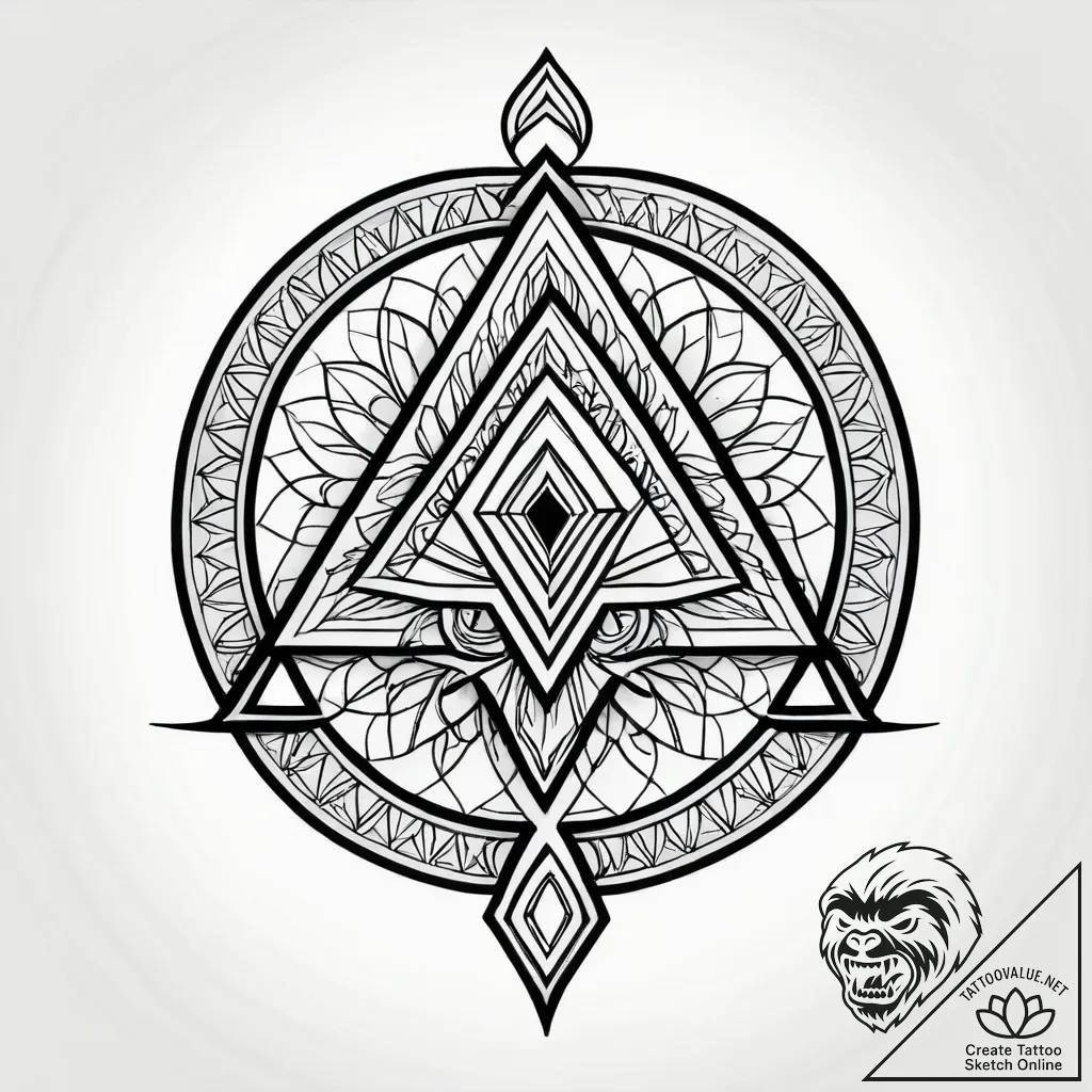 Black crown entangled in roots, ink illustrat... - style Jagger Old - tattoo sketch (13.11.2025 08:55)