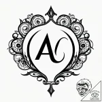 Key from a vintage typewriter, showing a spec… – style Jagger Old – tattoo sketch (13.11.2025 09:09)