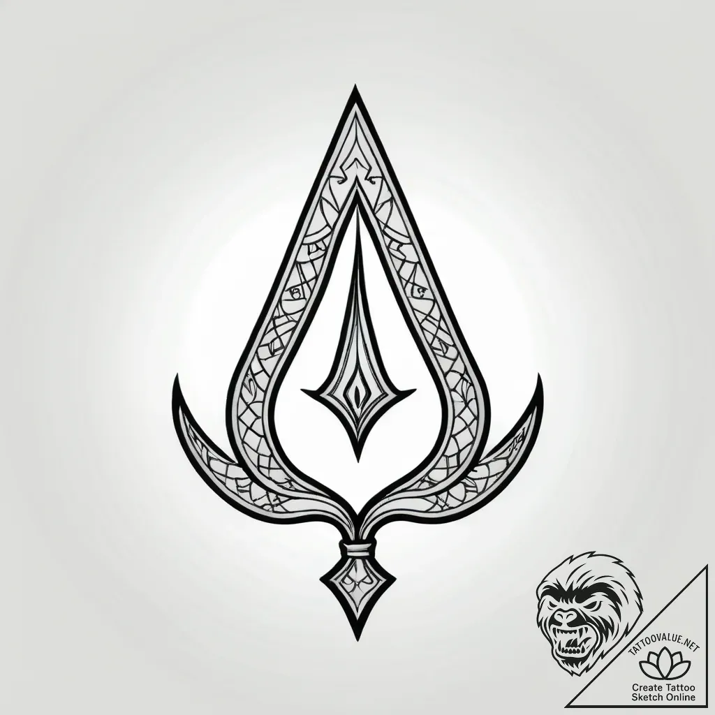 Mouse cursor, pixel arrow, artistic tattoo sk... - style Jagger Old - tattoo sketch (13.11.2025 10:42)