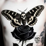 A death’s-head hawkmoth – style Flux Inscriptions – tattoo sketch (13.11.2025 12:07)