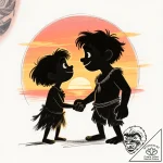 Tattoo sketch, eep and guyвђ™s silhouette wit… – style Flux Inscriptions – tattoo sketch (13.11.2025 12:27)