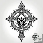 Bone relic bound in chains, tattoo sketch des… – style Jagger Old – tattoo sketch (13.11.2025 13:42)