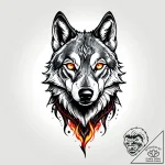 Tat tattoo sketch, magical wolf with glowing… – style Jagger Old – tattoo sketch (13.11.2025 17:22)