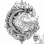 Tear drop reflecting a burning world, tattoo… – style Jaeger Mini – tattoo sketch (13.11.2025 19:31)