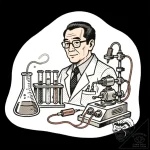 Tattoo sketch, doctor chibaвђ™s lab equipment… – style Flux Inscriptions – tattoo sketch (13.11.2025 20:22)