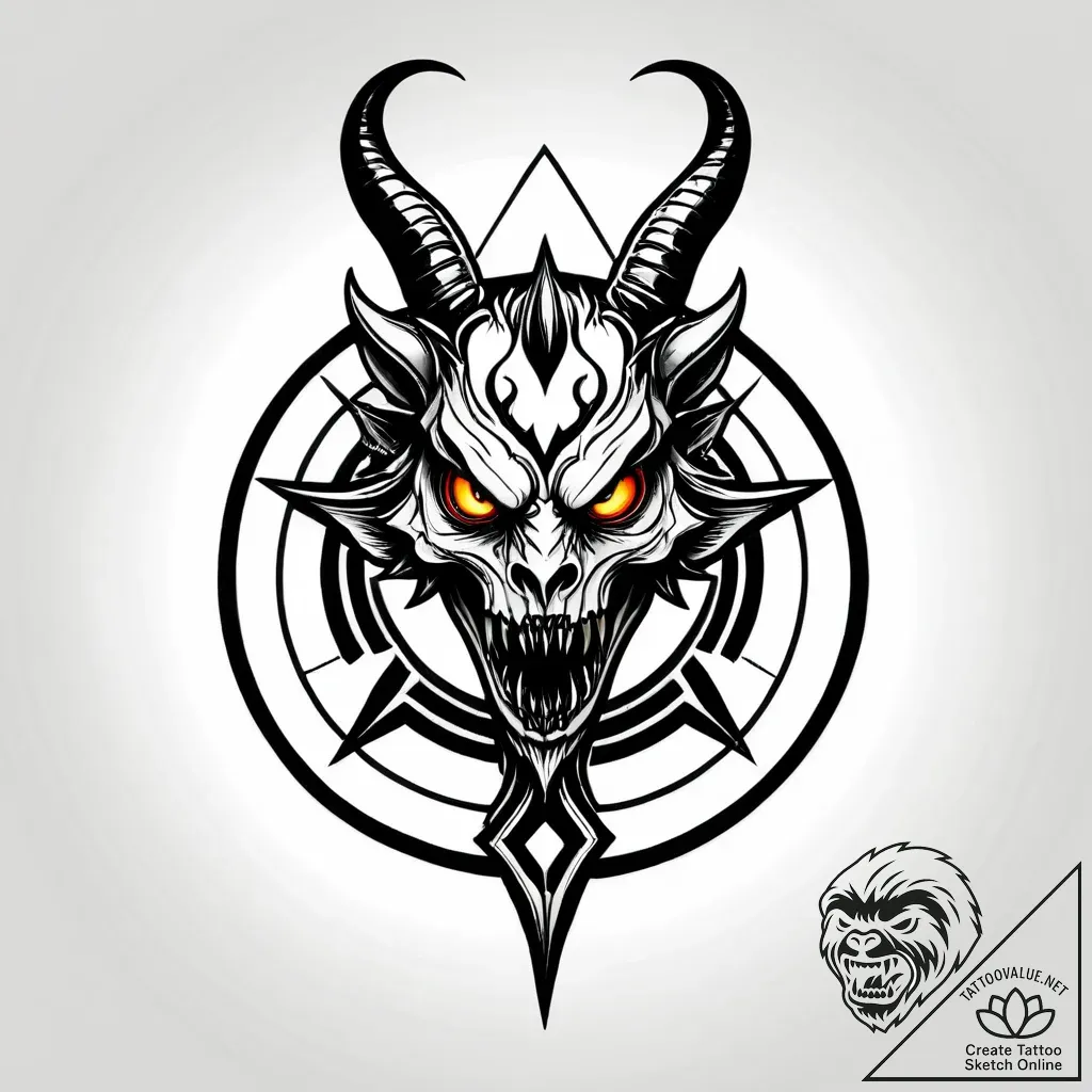 Doctor faustus signing a contract with a shad... - style Jagger Old - tattoo sketch (13.11.2025 20:37)