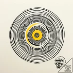 Yellow glyph spiraling through void, tattoo f… – style Jaeger Simple – tattoo sketch (13.11.2025 20:47)