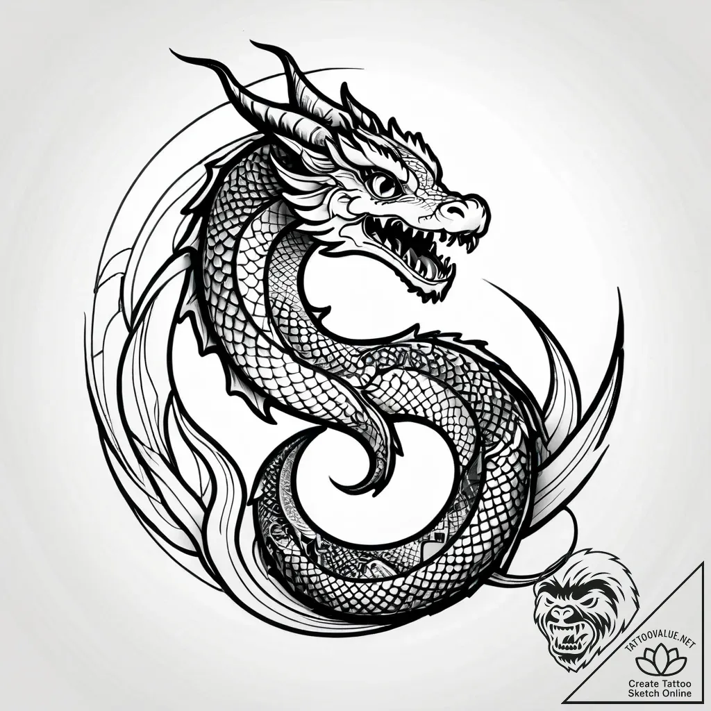 Tat tattoo sketch, nimonaвђ™s eyes glowing in... - style Jagger Old - tattoo sketch (13.11.2025 21:17)