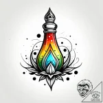 Spyglass, focused on a distant shore, tattoo… – style Jagger Old – tattoo sketch (13.11.2025 21:57)