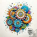 Eskizto, tattoo sketch, bigweld smiling with… – style Jaeger Simple – tattoo sketch (13.11.2025 22:07)