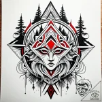 р»рµсѓрѕс‹рµ с‚сђрѕрїс‹ рё рїрѕрё, tattoo ske… – style Jaeger Simple – tattoo sketch (14.11.2025 03:02)