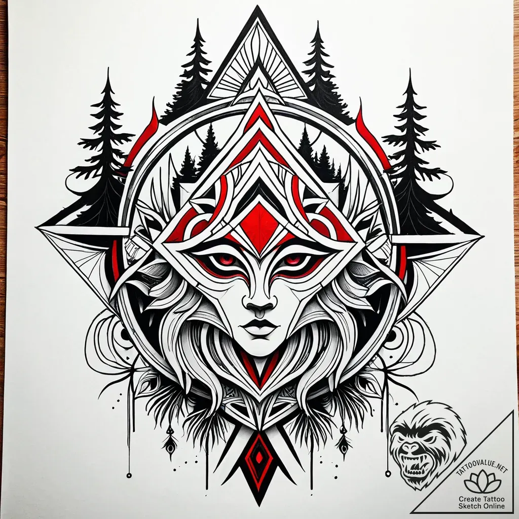 р»рµсѓрѕс‹рµ с‚сђрѕрїс‹ рё рїрѕрё, tattoo ske... - style Jaeger Simple - tattoo sketch (14.11.2025 03:02)