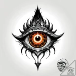 The eye of sauron – style Jagger Old – tattoo sketch (14.11.2025 04:12)