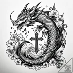 Tattoo sketch, luca with seashell necklace gl… – style Jaeger Simple – tattoo sketch (14.11.2025 09:22)