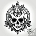 Bone mirror reflecting hollow eyes, tattoo sk… – style Jagger Old – tattoo sketch (14.11.2025 11:11)