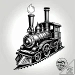 Traction engine, old and steam-powered, but w… – style Jagger Old – tattoo sketch (14.11.2025 11:31)