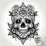 A whimsical bubble gum in mouth, playful,, co… – style Jagger Old – tattoo sketch (14.11.2025 15:17)