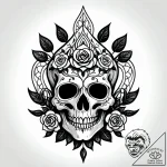 Ice tree growing through bones, concept art f… – style Jagger Old – tattoo sketch (14.11.2025 15:57)