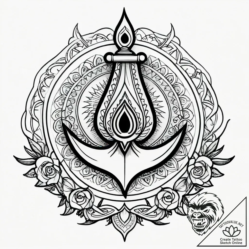 Opal fangs devouring ancient book, tattoo lin... - style Jagger Old - tattoo sketch (14.11.2025 16:37)