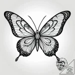 Butterfly with wings made of computer code, a… – style Jagger Old – tattoo sketch (14.11.2025 17:56)