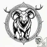 A powerful battering ram, historical,, concep… – style Jagger Old – tattoo sketch (14.11.2025 18:36)