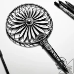 A classic bellows fan, air,, concept art for… – style Jaeger Simple – tattoo sketch (14.11.2025 21:37)