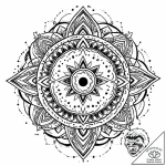 Donut, tattoo flash sheet design, on a clean… – style Jaeger Mini – tattoo sketch (14.11.2025 22:26)