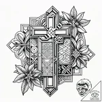 Tetris blocks, fitting together, tattoo drawi… – style Jaeger Simple – tattoo sketch (14.11.2025 22:57)