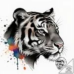 Tattoo sketch, wolf head rendered in dramatic… – style Flux Inscriptions – tattoo sketch (15.11.2025 00:07)