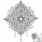 Twilight blade devouring light, tattoo line a… – style Jaeger Mini – tattoo sketch (15.11.2025 03:46)