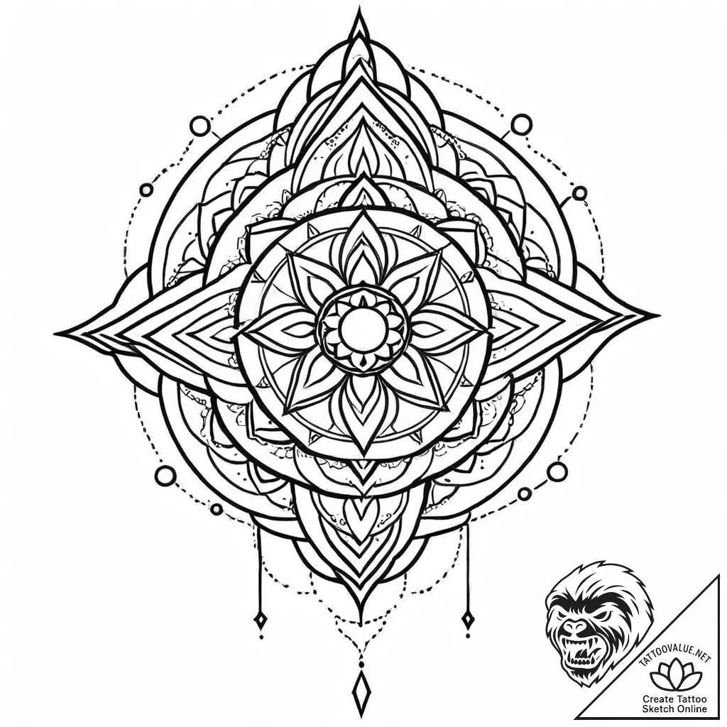 Twilight blade devouring light, tattoo line a... - style Jaeger Mini - tattoo sketch (15.11.2025 03:46)