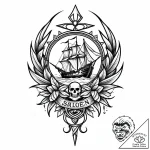 Queenр в р’в р в рір‚в р в р’в р р†р вђљрўв„ў… – style Jaeger Mini – tattoo sketch (15.11.2025 06:27)