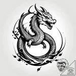 Earth seen from space, with a specific contin… – style Jagger Old – tattoo sketch (15.11.2025 08:36)