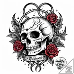 Nether relic beneath crimson moon, tattoo fla… – style Jaeger Mini – tattoo sketch (15.11.2025 10:26)