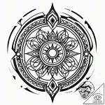 Iron glyph shattering celestial gate, tattoo… – style Jagger Old – tattoo sketch (15.11.2025 10:37)