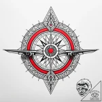 Airplane, tattoo line art, minimalist approac… – style Jaeger Simple – tattoo sketch (15.11.2025 13:37)