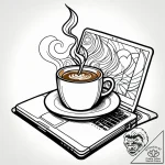 Tat tattoo sketch, bloggerвђ™s open laptop wi… – style Jagger Old – tattoo sketch (15.11.2025 19:56)