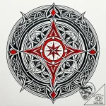 Tide runes glowing in darkness, concept art f… – style Jaeger Simple – tattoo sketch (15.11.2025 20:47)