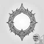 Shadow gate beneath burning stars, concept ar… – style Jagger Old – tattoo sketch (15.11.2025 21:47)