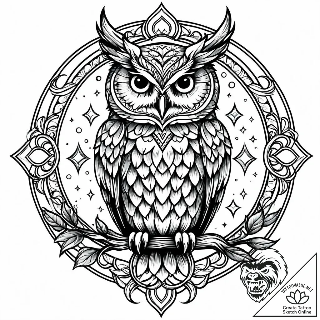 Tattoo sketch a realistic animal associated w... - style Jaeger Mini - tattoo sketch (16.11.2025 03:01)
