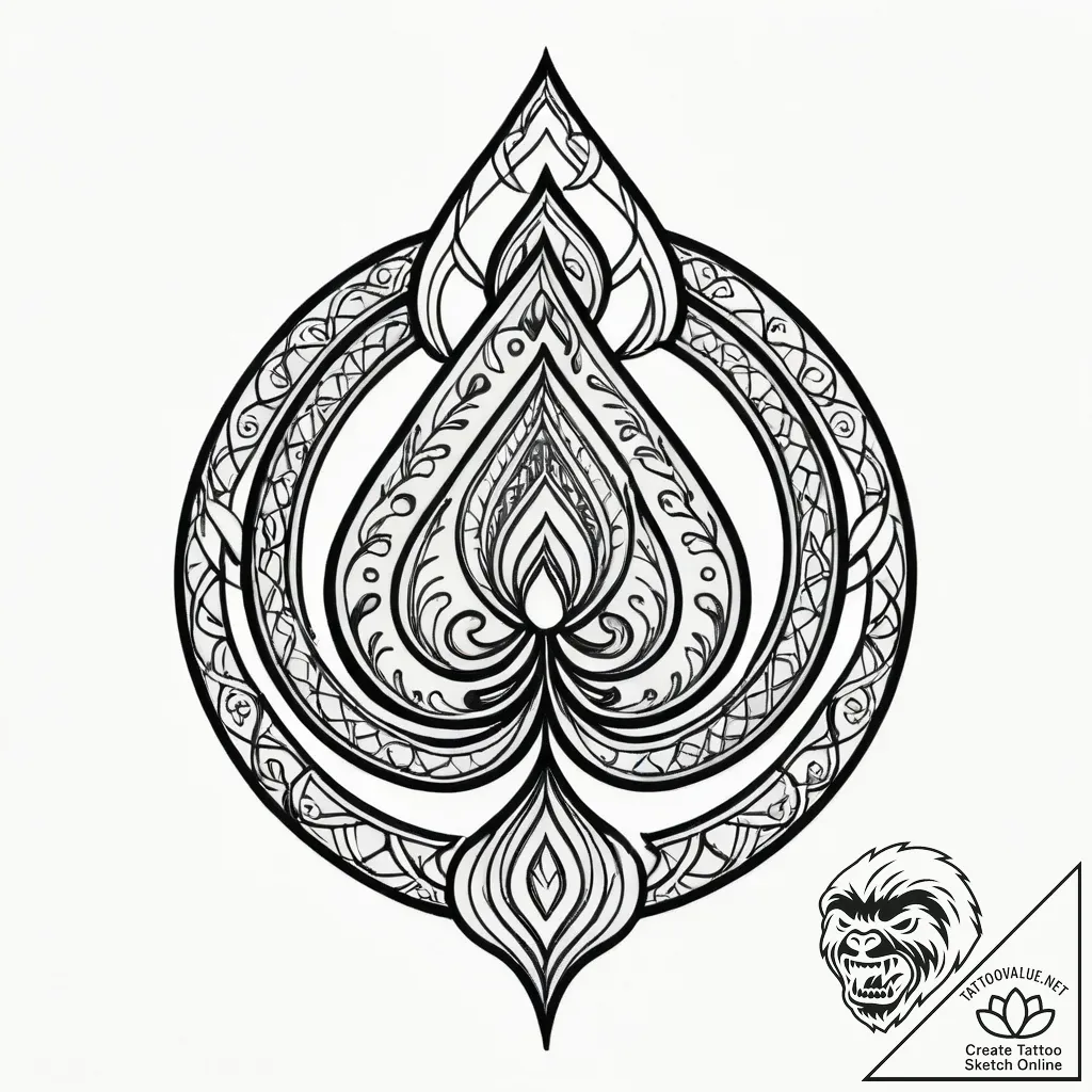 Tat tattoo sketch, painter’s hand mixing vivi... - style Jagger Old - tattoo sketch (16.11.2025 04:46)