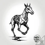 Tattoo design a robotic animal companion, sle… – style Jagger Old – tattoo sketch (16.11.2025 05:27)