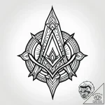 Tattoo sketch a pair of compasses, one showin… – style Jagger Old – tattoo sketch (16.11.2025 11:47)