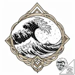 Tattoo design an abstract representation of a… – style Jaeger Mini – tattoo sketch (16.11.2025 12:17)