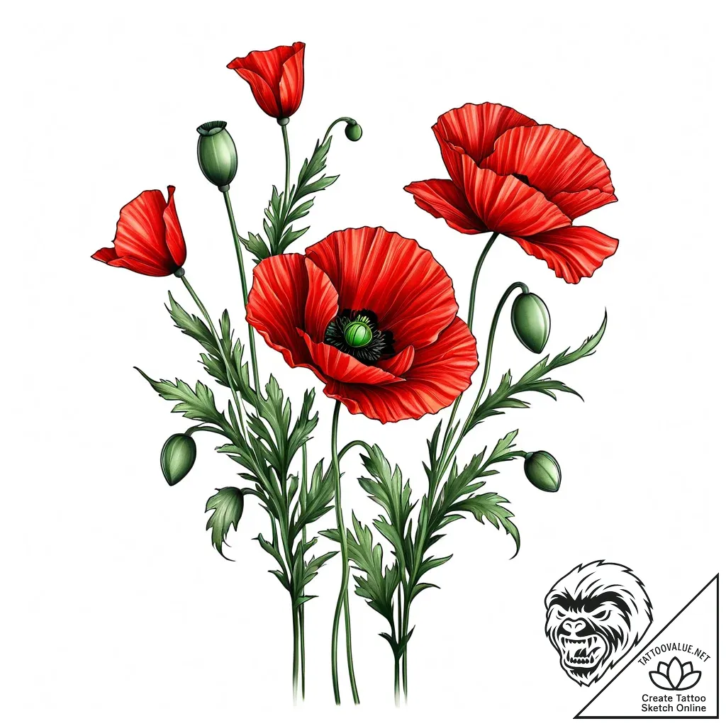 Poppy - style Jaeger Mini - tattoo sketch (16.11.2025 16:02)