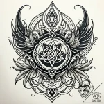 Tattoo sketch, ian and barleyвђ™s shadows wit… – style Jaeger Simple – tattoo sketch (16.11.2025 21:02)